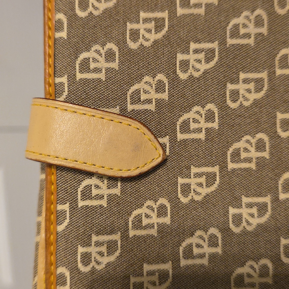 Dooney & Bourke Tan and Brown Logo Wallet - Picture 3 of 8